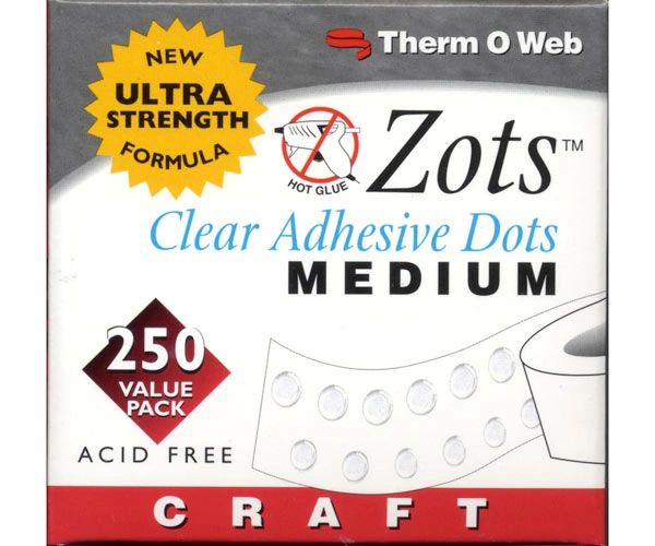 Zots Clear Adhesive Dots Craft